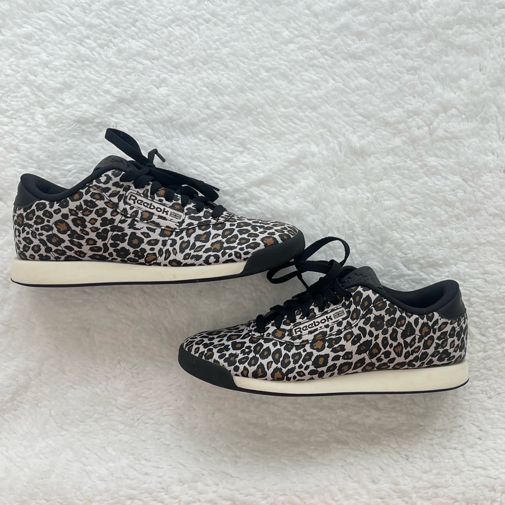 Reebok Leopard Print Tennis Shoes